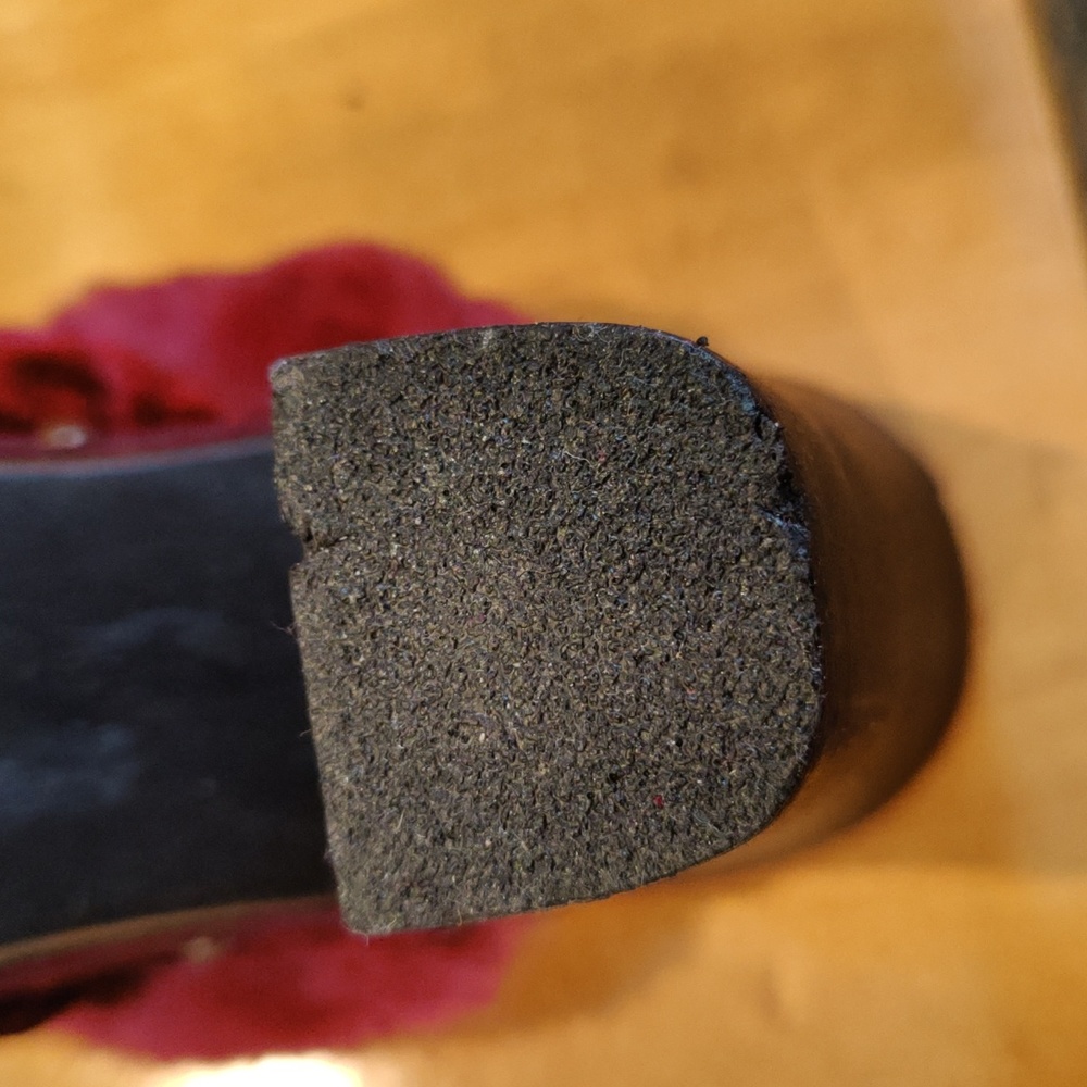 Via Spiga made in Italy burgundy velvet mules size 6.5 - Picture 12 of 14
